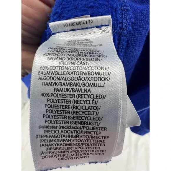 Polo Ralph Lauren Royal Blue Hoodie Sweatshirt with Red Pony Logo Size S - Picture 6 of 11